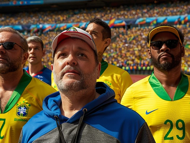 Jason Sudeikis, estrela de 'Ted Lasso', atrai atenção em jogo do Brasil e vira sensação nas redes